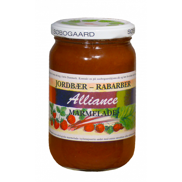 Jordbr Rabarber Marmelade